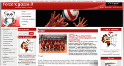 Desktop Screenshot of forzaragazze.it