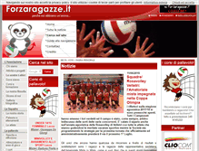Tablet Screenshot of forzaragazze.it